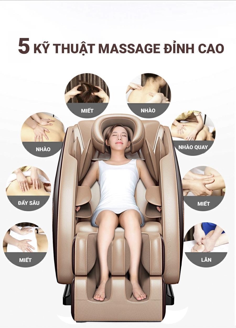Kỹ thuật massage chuyên nghiệp đem lại cảm giác chân thực cho người sử dụng 